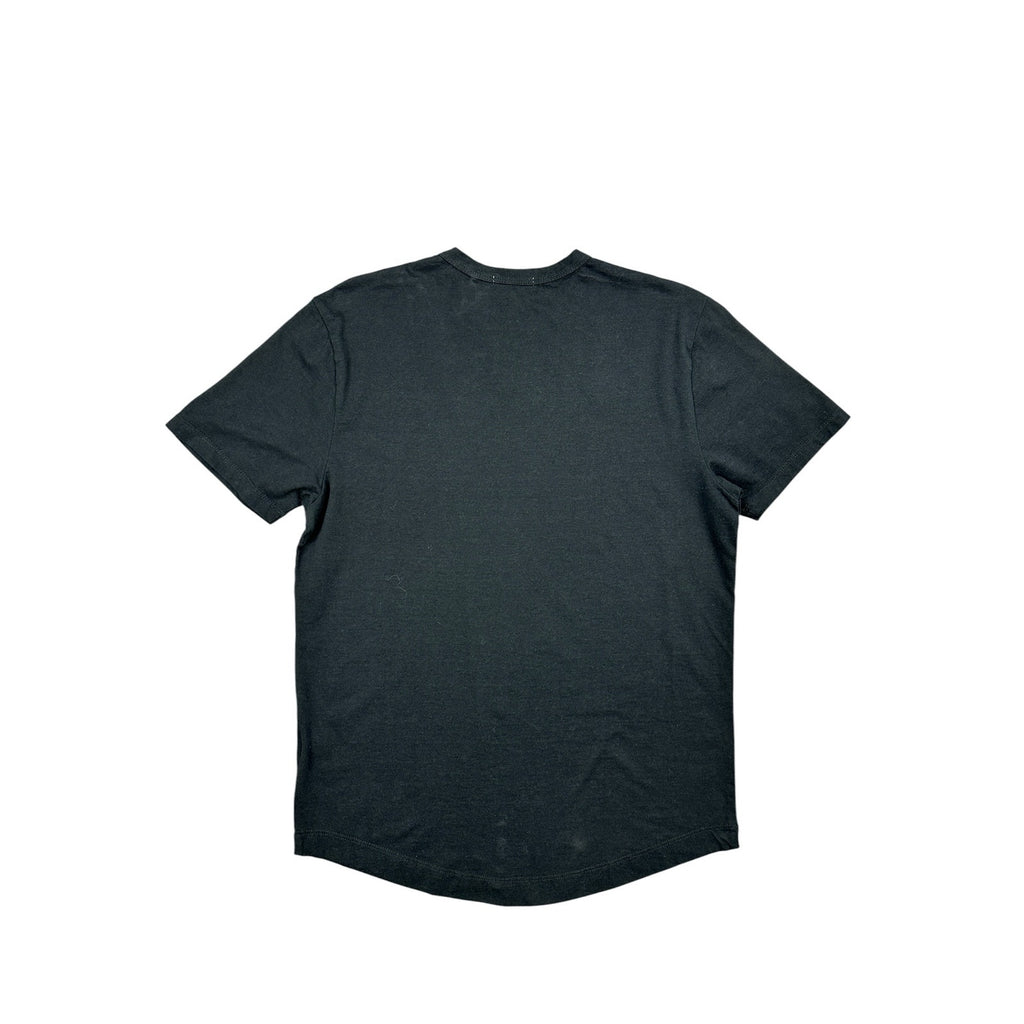 Buck Mason Pima Curved Hem Short Sleeve Tee in Black — Size Medium