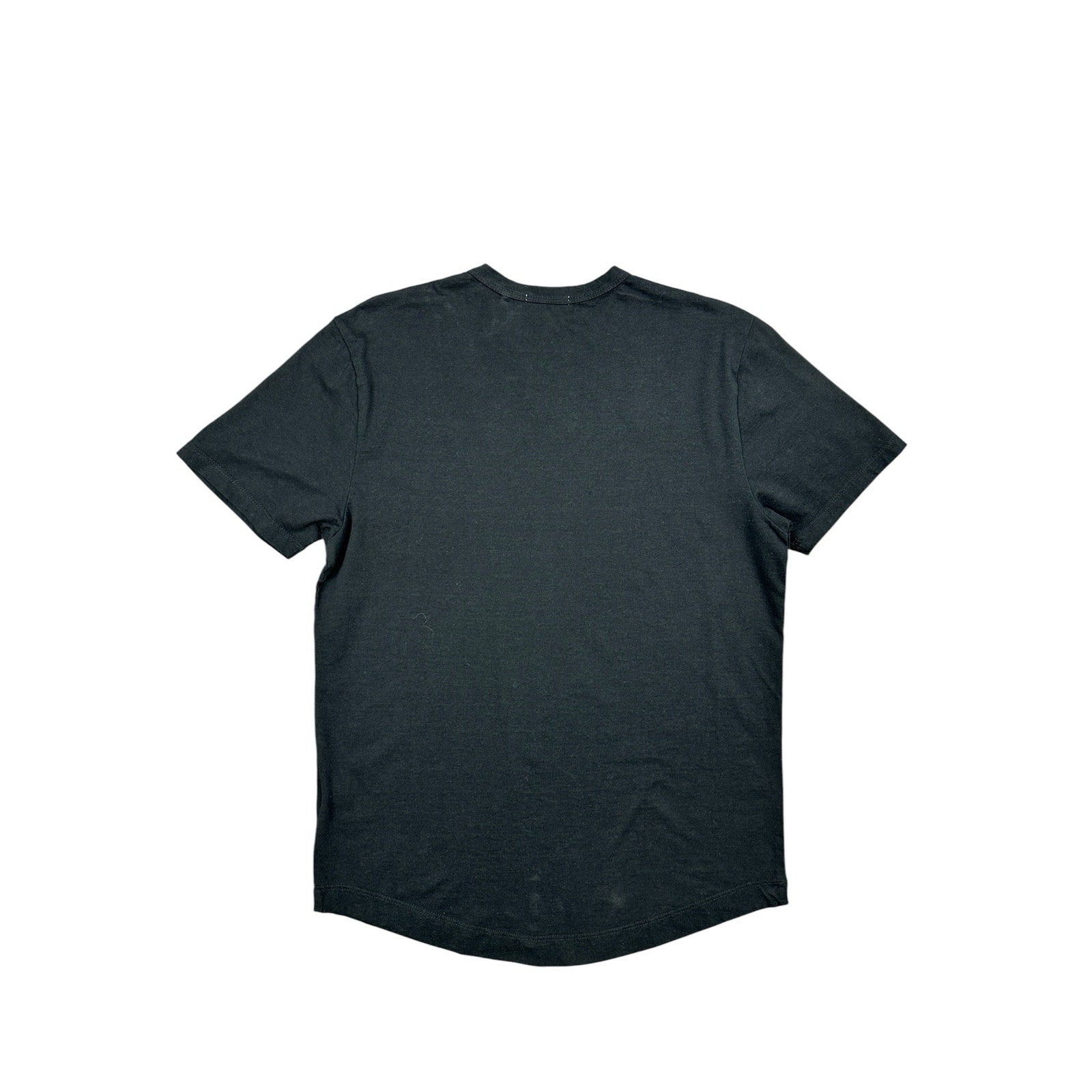 Buck Mason Pima Curved Hem Short Sleeve Tee in Black — Size Medium