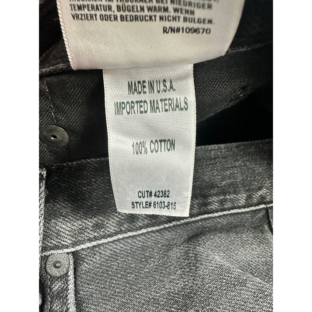 Citizens of Humanity Bowery Standard Slim Jeans in Black — Size 30 // Preowned