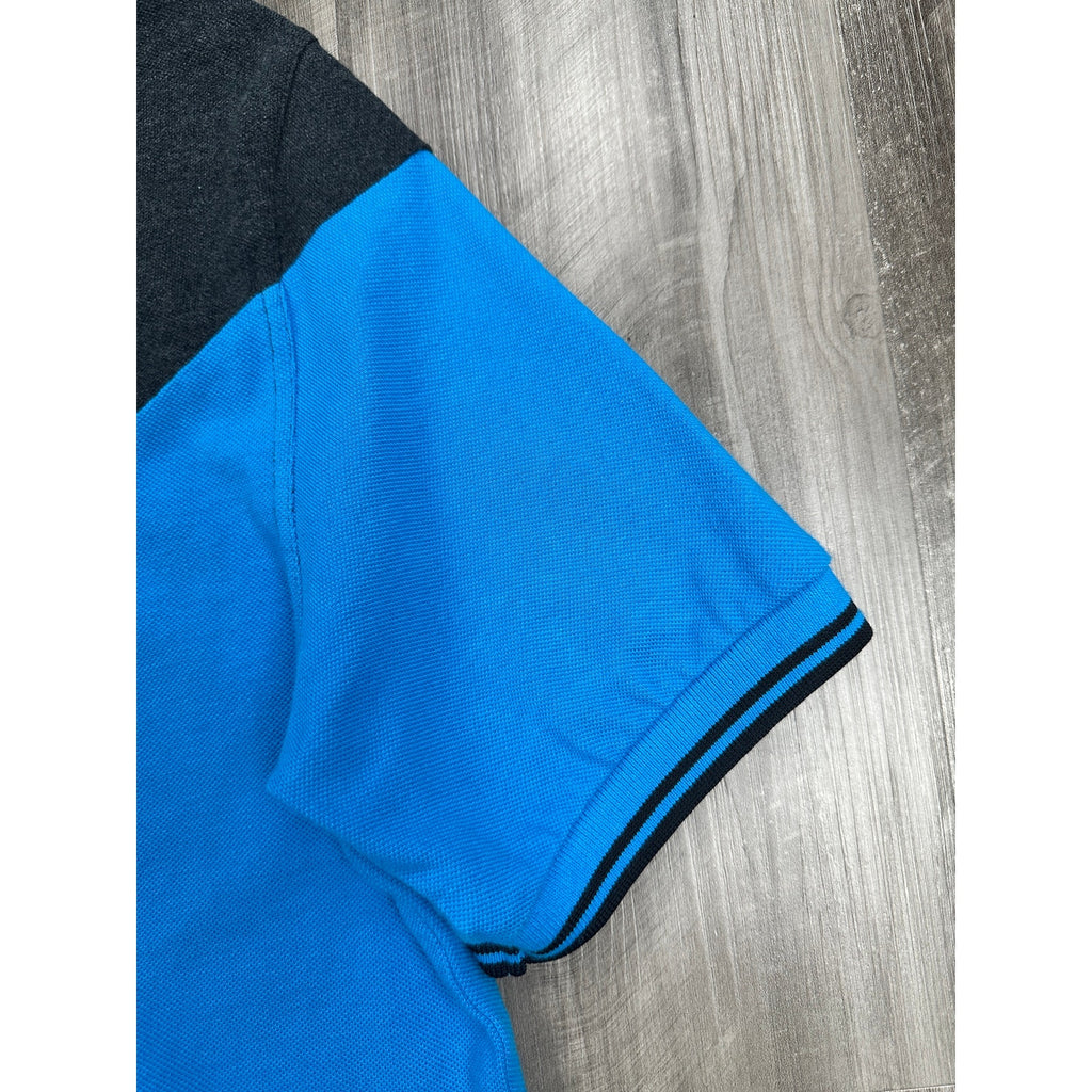 Fred Perry The Fred Perry Shirt Pique Polo Made in Portugal in Charcoal Blue — Size 44 (XL) // Preowned