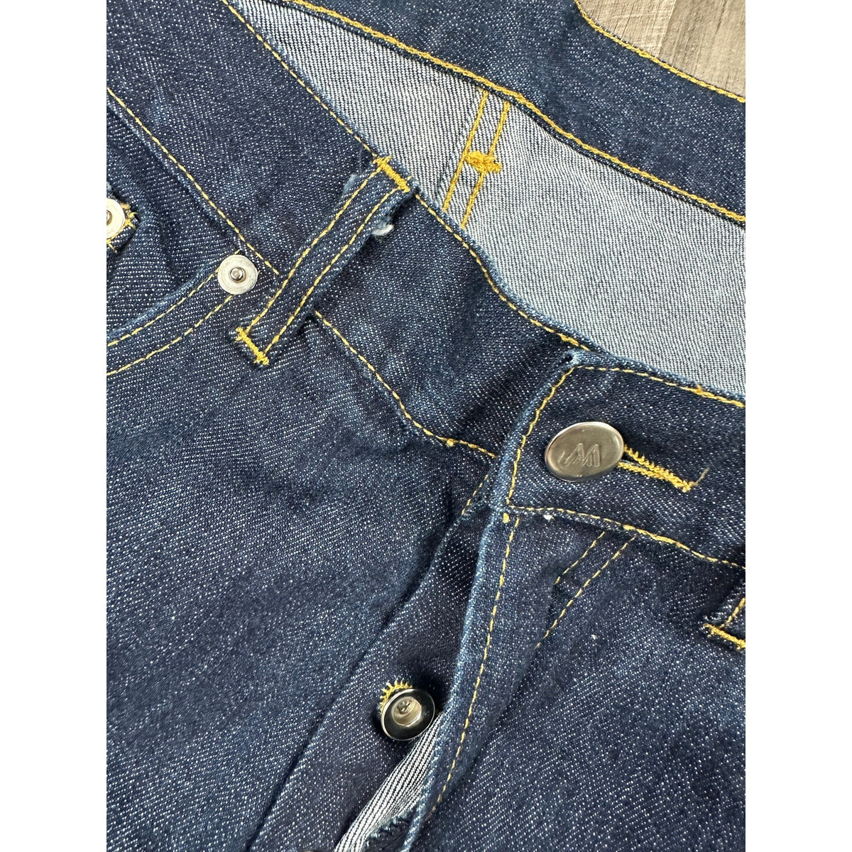 Mizzen+Main Abrams Advanced Straight Leg Stretch Jeans — Size 34 // Preowned
