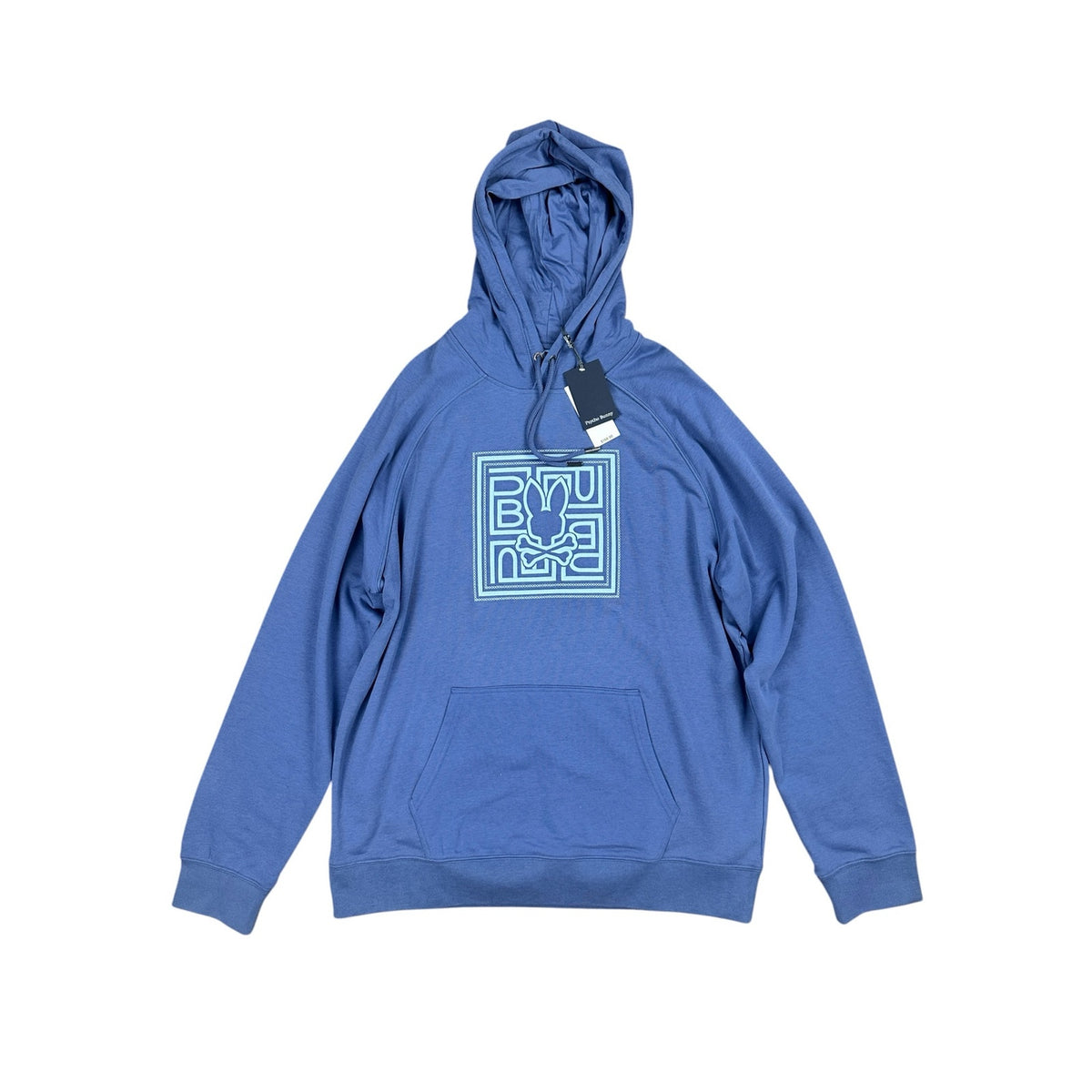 Psycho Bunny Gio Embroidered Pullover Hoodie — Size 2XL
