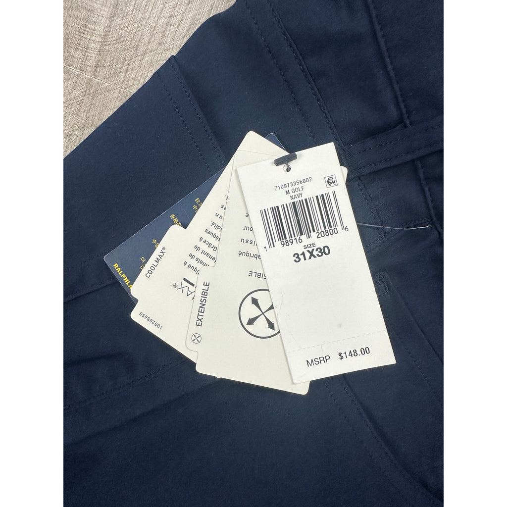 Polo Ralph Lauren Coolmax Performance Tailored Fit Golf Pants in Navy — Size 31x30