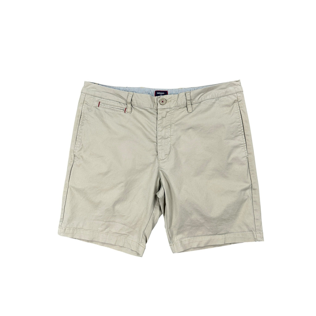 UNTUCKit St. Vincent 9-Inch Chino Shorts in Tan — Size 36 // Preowned