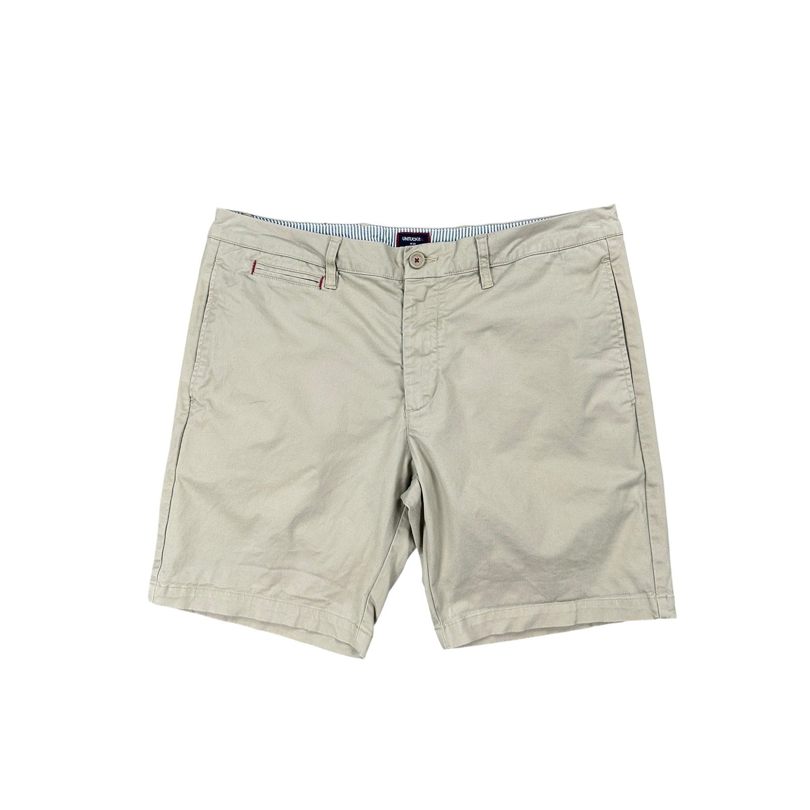 UNTUCKit St. Vincent 9-Inch Chino Shorts in Tan — Size 36 // Preowned
