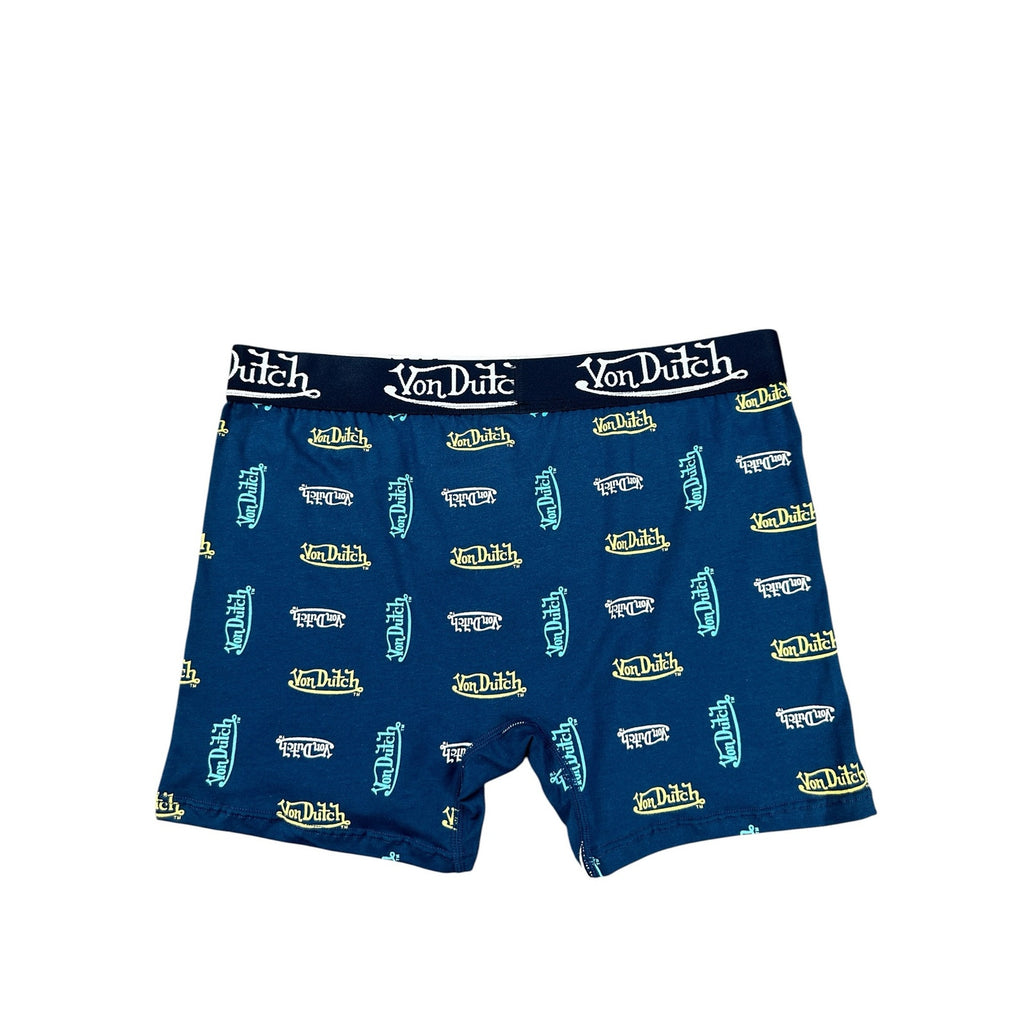 Von Dutch Cotton Stretch Boxer Briefs 4-Pack in Multi Assortment — Size Large