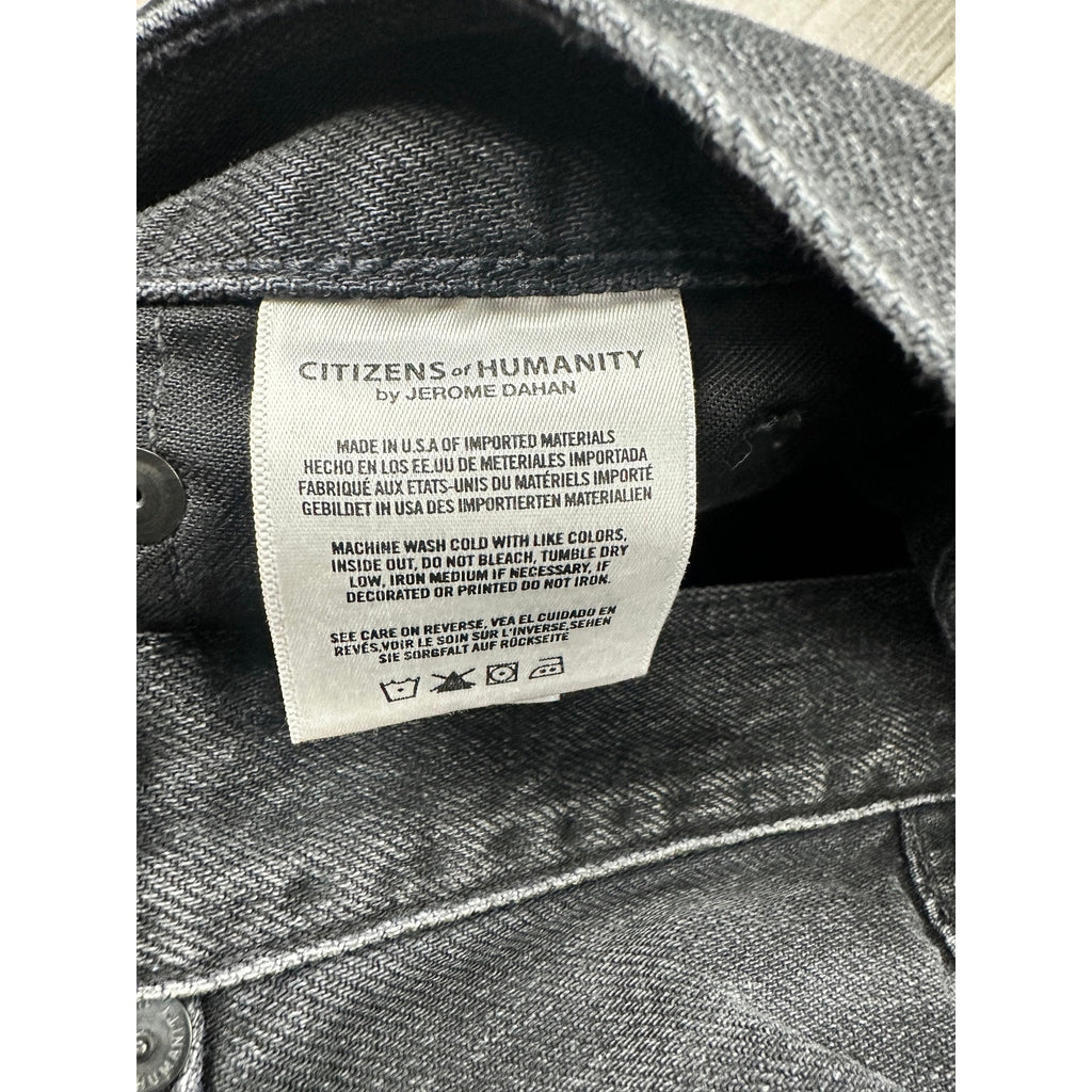 Citizens of Humanity Bowery Standard Slim Jeans in Black — Size 30 // Preowned