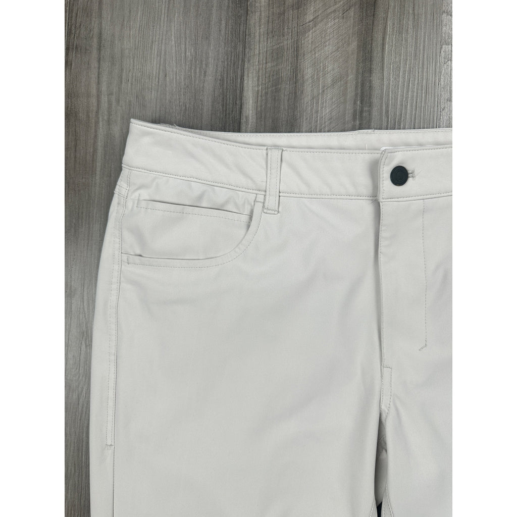 Johnnie-O Cros Country Prep Performance Pants in Stone — Size 33x34 // Preowned