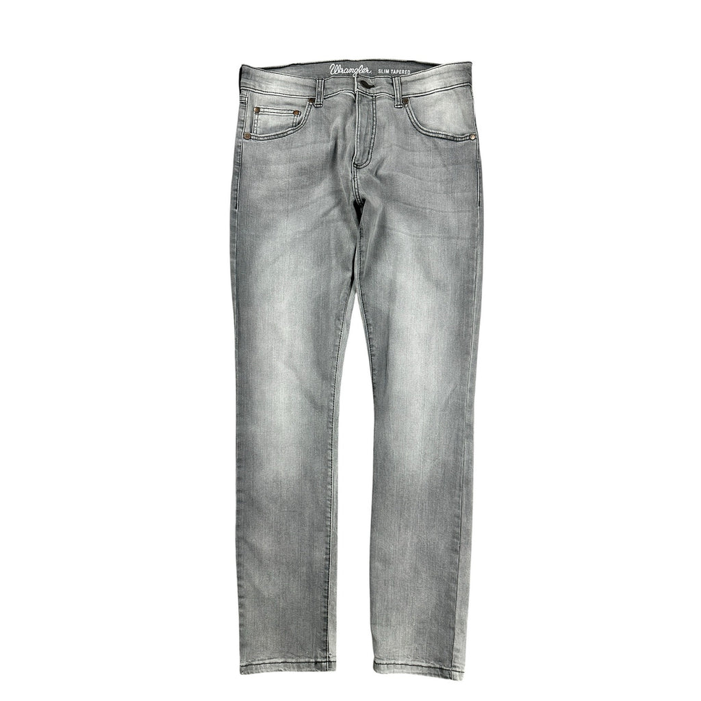 Wrangler Slim Tapered Jean in Gray Wash — 31x32