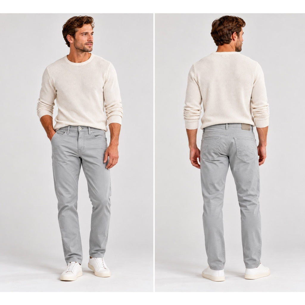 Adriano Goldschmied The Graduate Tailored Leg Sueded Brushed Sateen Chino Jeans — Size 30x34 // Preowned
