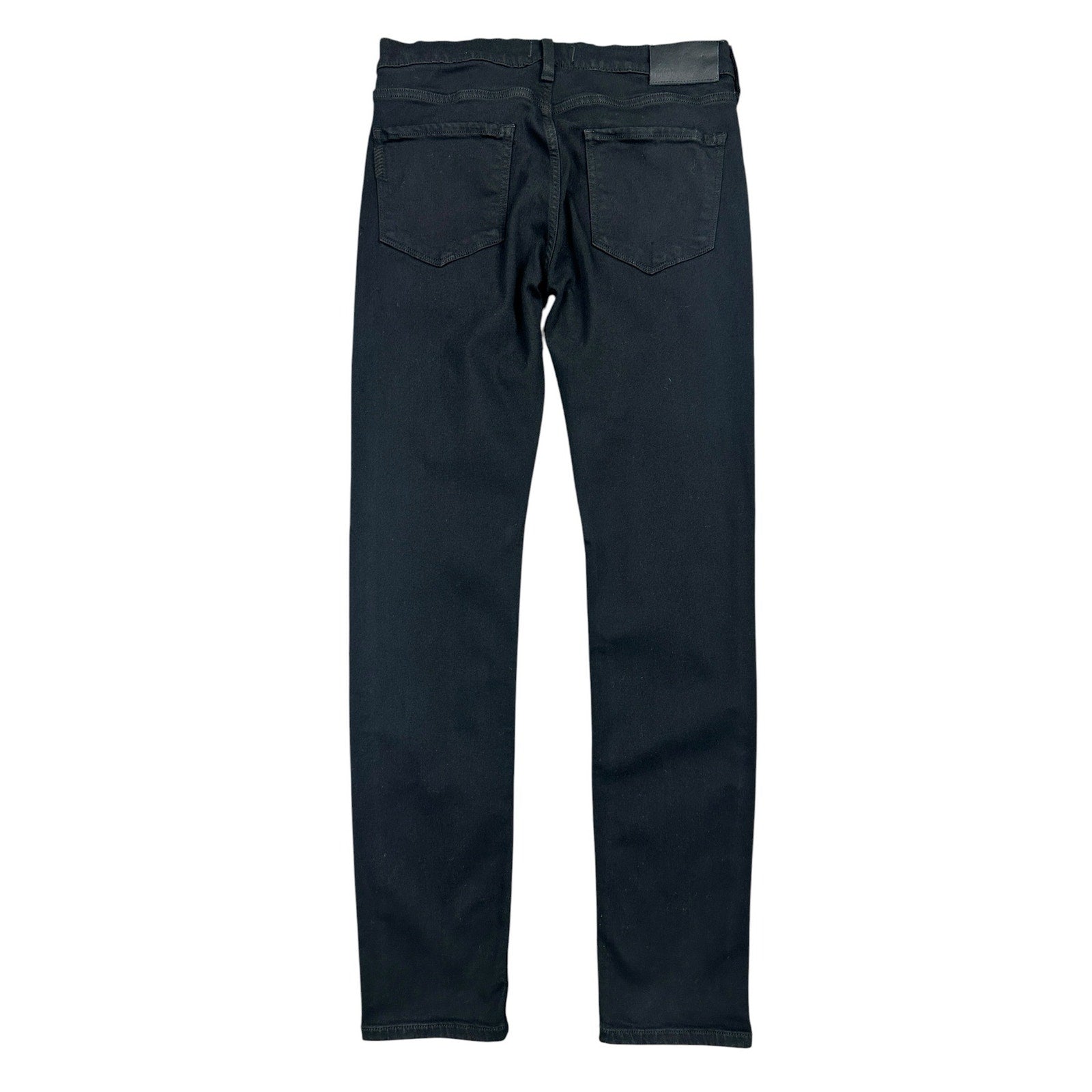 Paige Transcend Lennox Slim Stretch Jeans in Black Shadow — Size 30 // Preowned