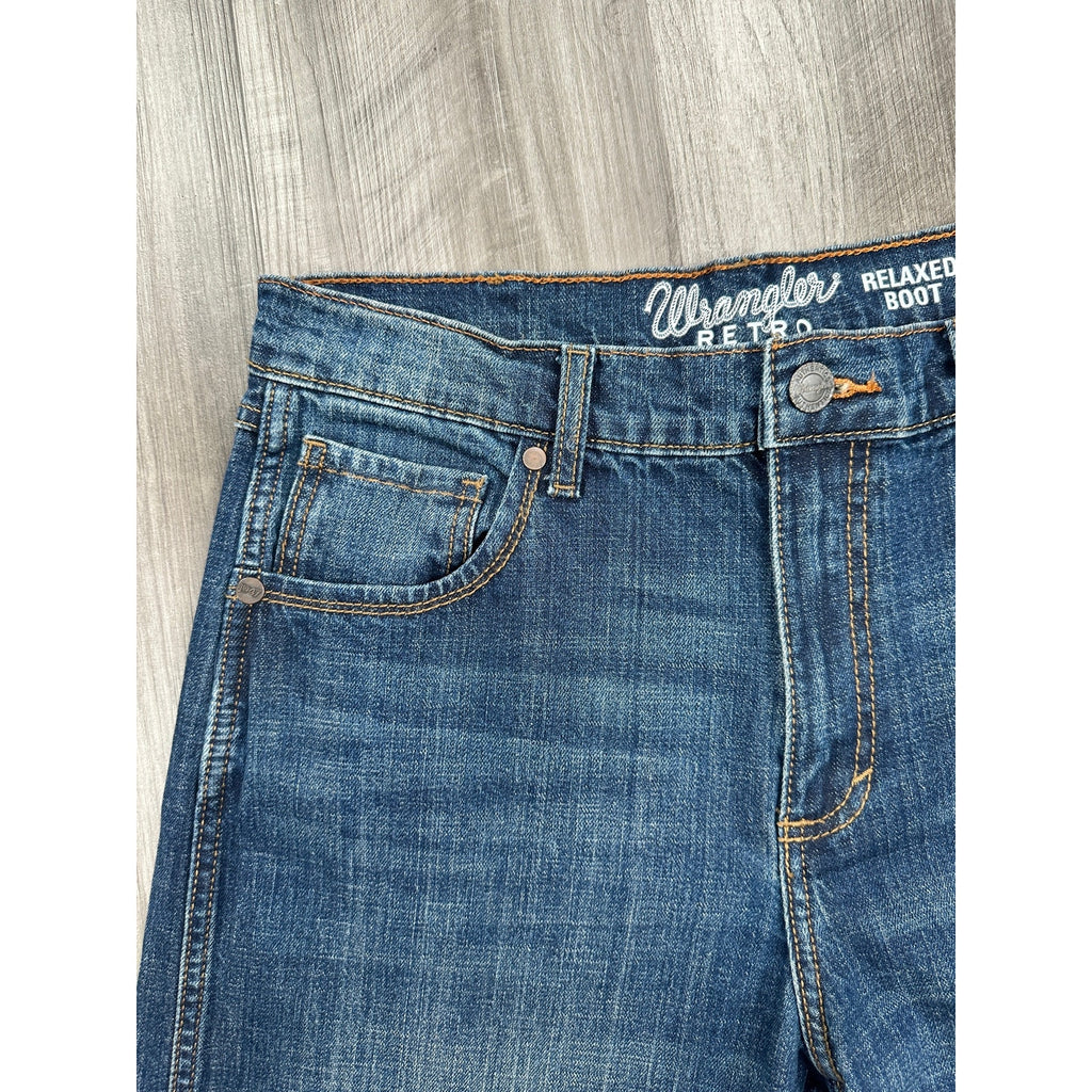 Wrangler Retro Relaxed Fit Bootcut Jean in Blue — Size 32x36 // Preowned