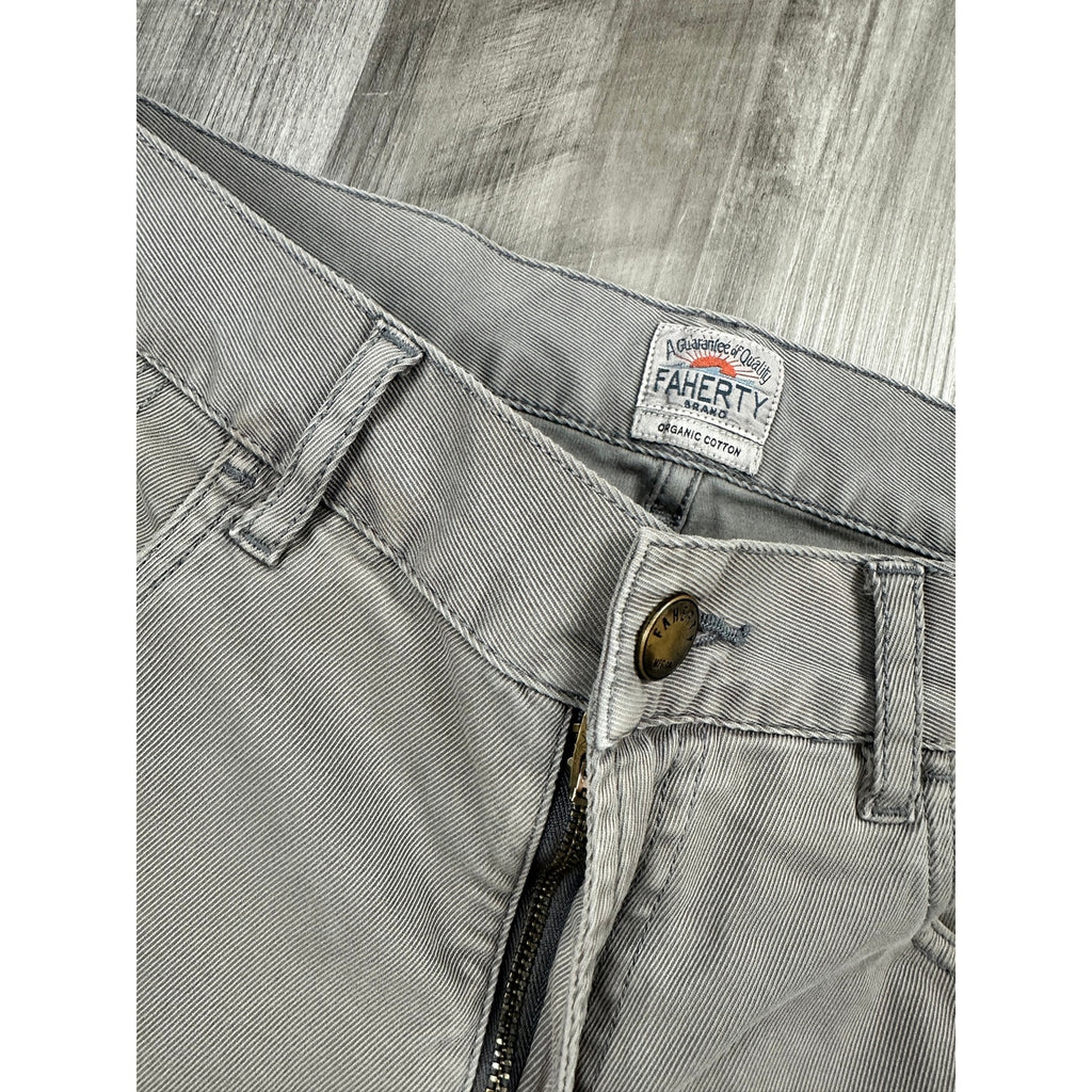 Faherty Comfort Twill 5 Pocket Pants in Rugged Gray — Size 31 // Preowned