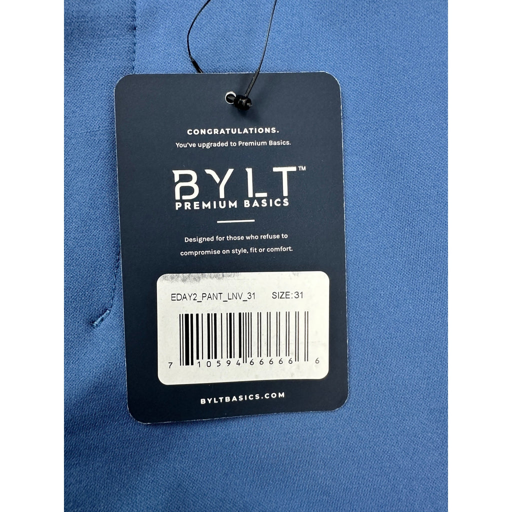 BYLT Everyday Pant 2.0 Performance Chino in Blue — Size 31