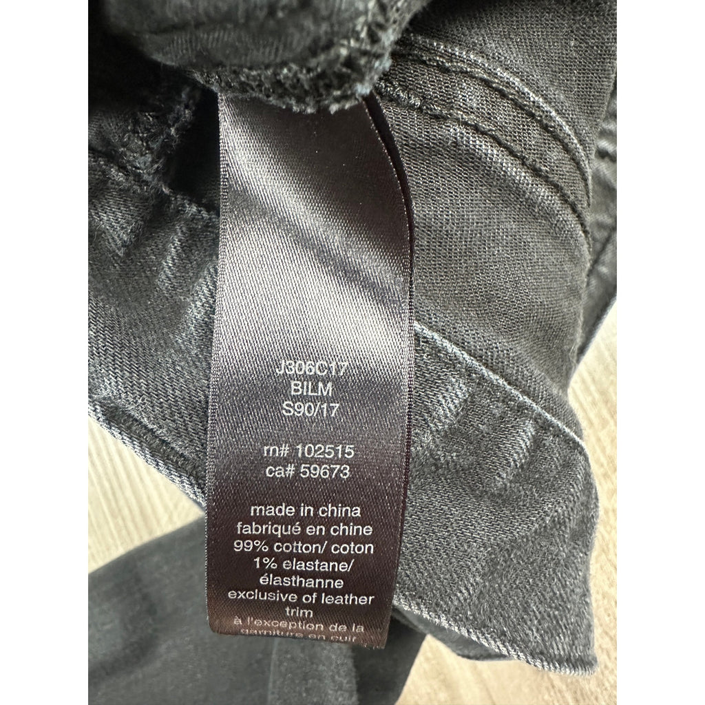 John Varvatos Bowery Slim Straight Jean in Black — Size 33 // Preowned