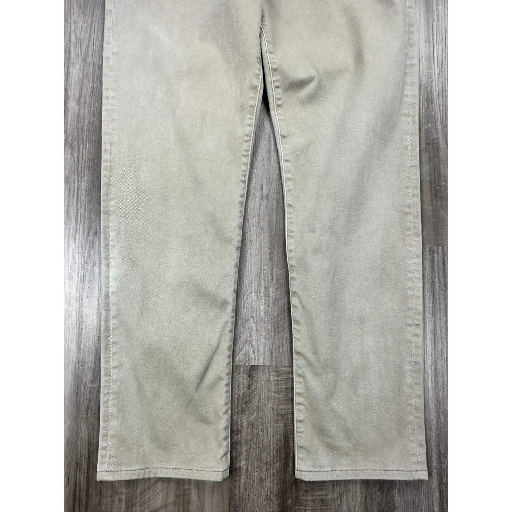 AG Adriano Goldschmied AG-ED Denim Tellis Modern Slim Jeans in Beige Khaki — Size 36x32 // Preowned
