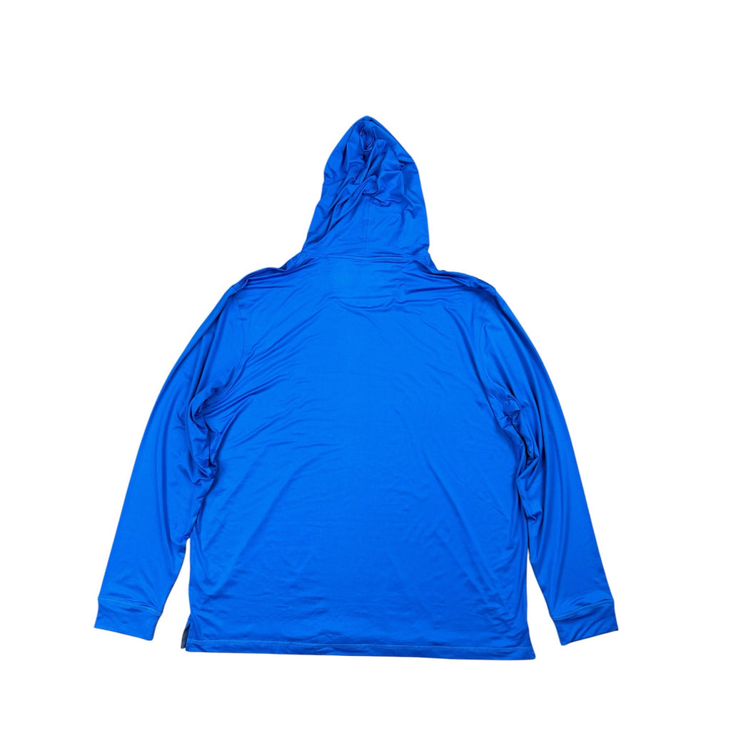 Johnnie-O Talon Featherweight Performance Hoodie in Palisades Blue — Size 2XL