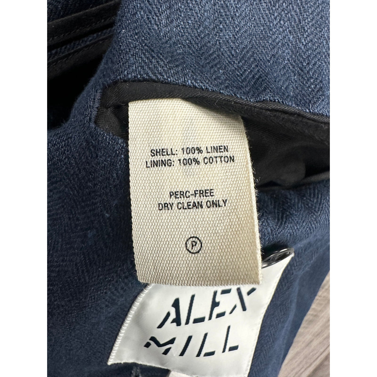 Alex Mill Daniel Four Button Linen Herringbone Blazer — Size XL