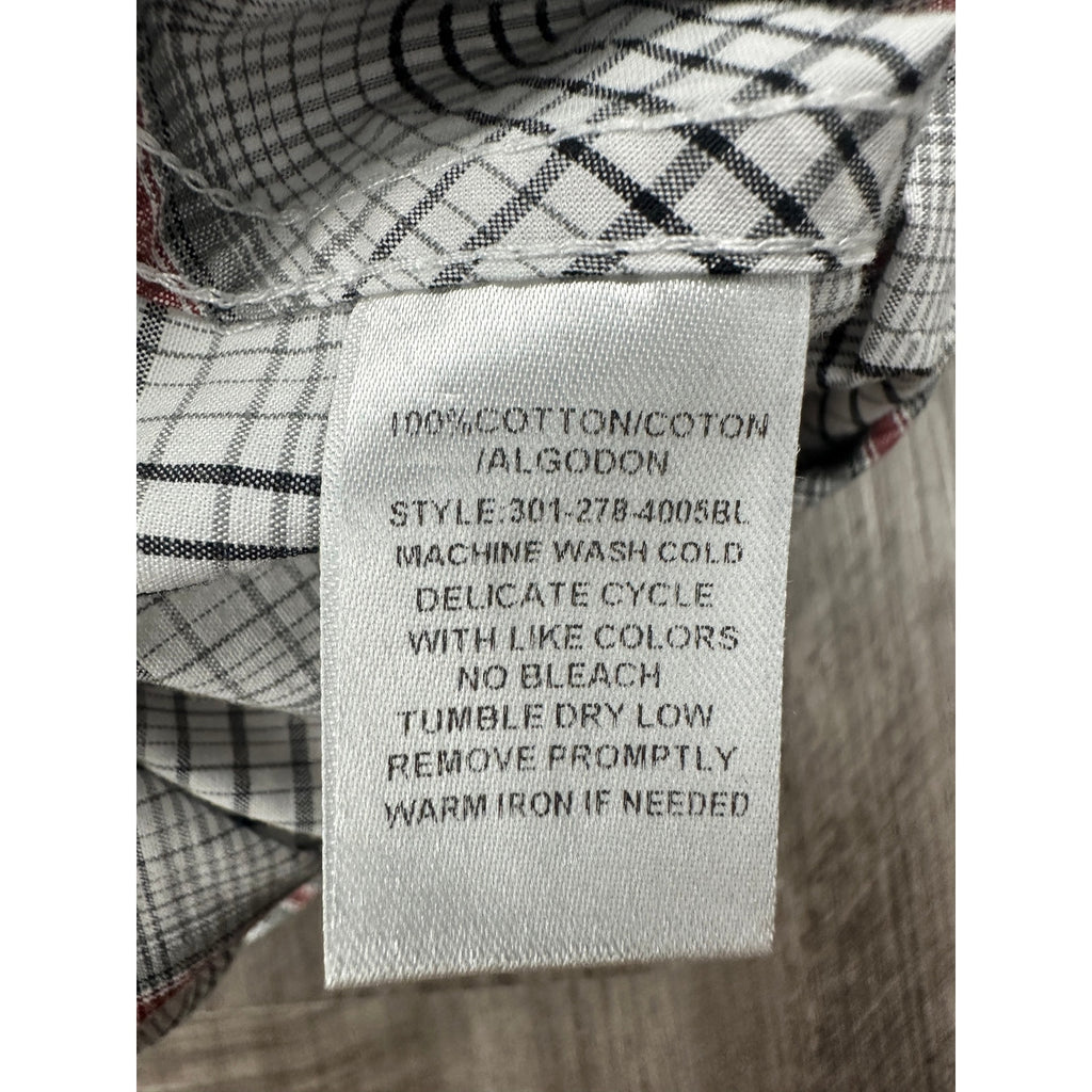 Roper Western Plaid Long Sleeve Pearl Snap Shirt — Size 2XL // Preowned